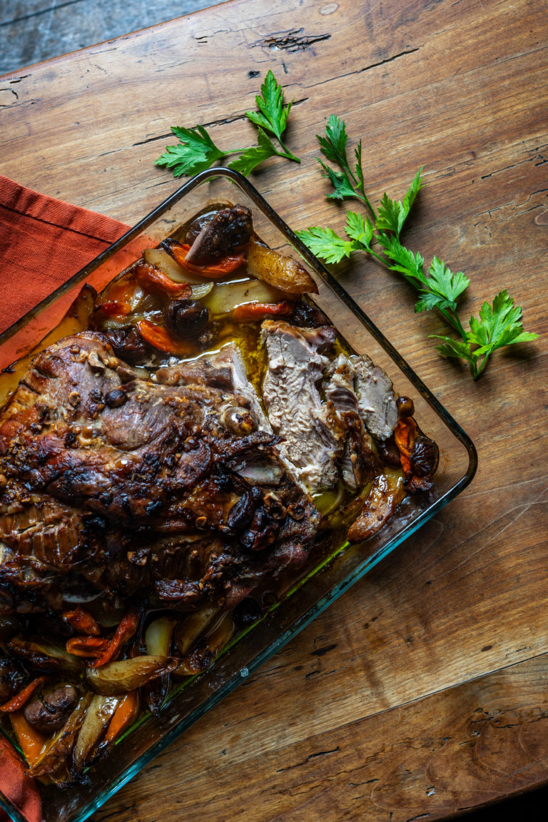 Gigot d’agneau au sirop d’érable